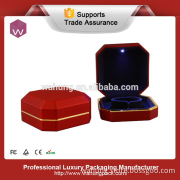 Red led light gift box for bangle manufacturers(WH-4352)